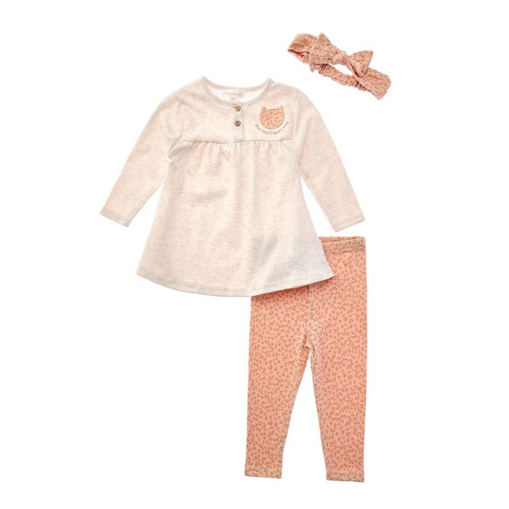 Adley & Hudson  3Pc Tunic & Legging Set, Multi